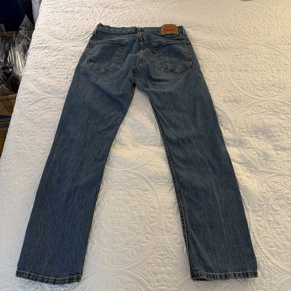 Levi's‎ 505 Regular Fit Jeans for Men, Size 30x 30 inch - Medium Stonewash,